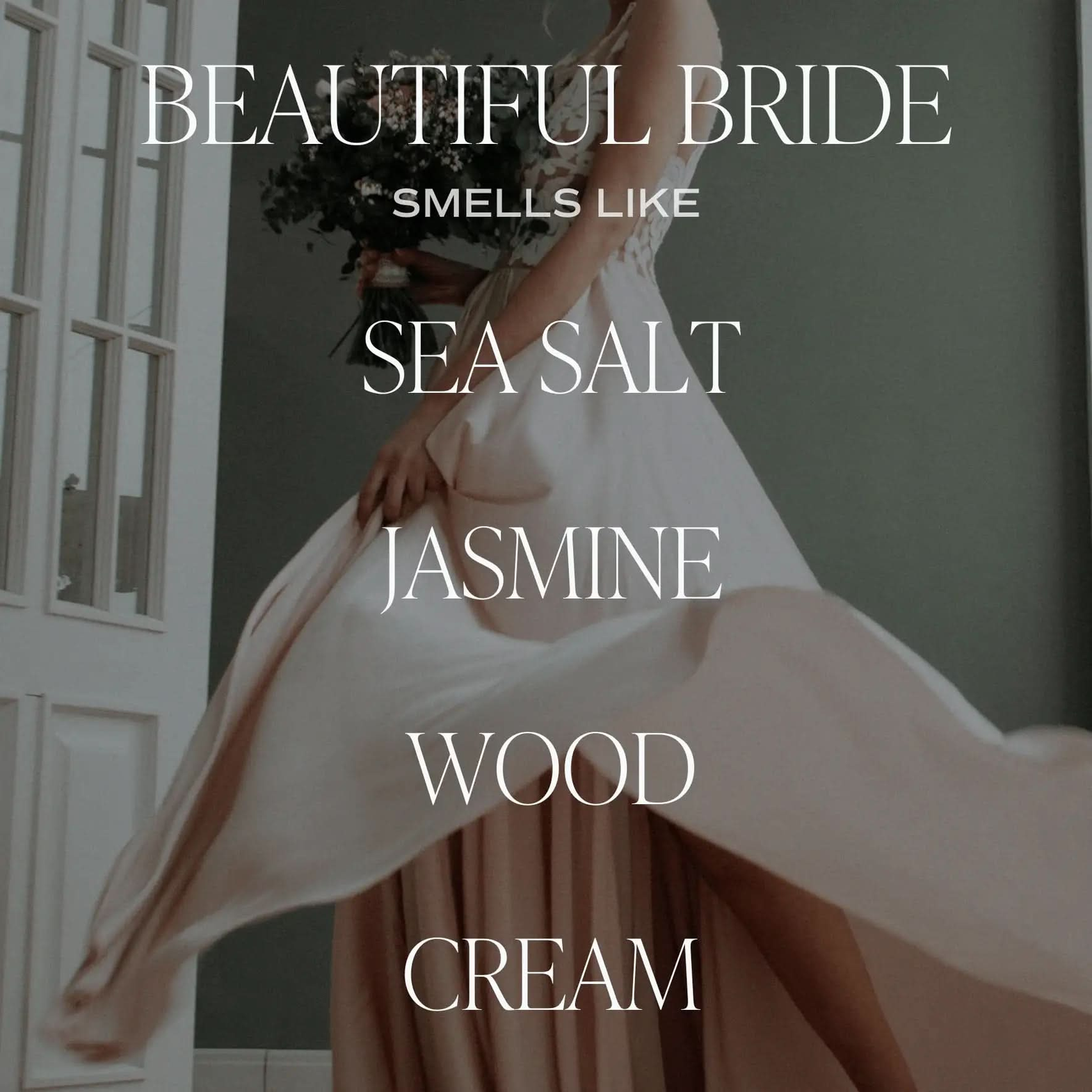 Beautiful Bride Soy Candle - Large Quote Label - 9 oz - SwagglyLife Home & Fashion